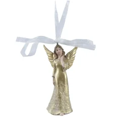 KAEMINGK Addobbi Natalizi-Angelolo di Natale da appendere (H9 cm) Santa Gisella