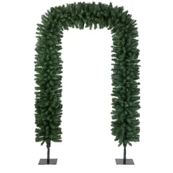 EMINZA Albero Di Natale Artificiale|Alberi Di Natale Grande Dimensione-Arco decorativo gigante (185 x 240 cm) Rami di abete