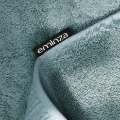 Asciugamano bagno cotone bio (30 x 50 cm) Méline Blu ghiaccio