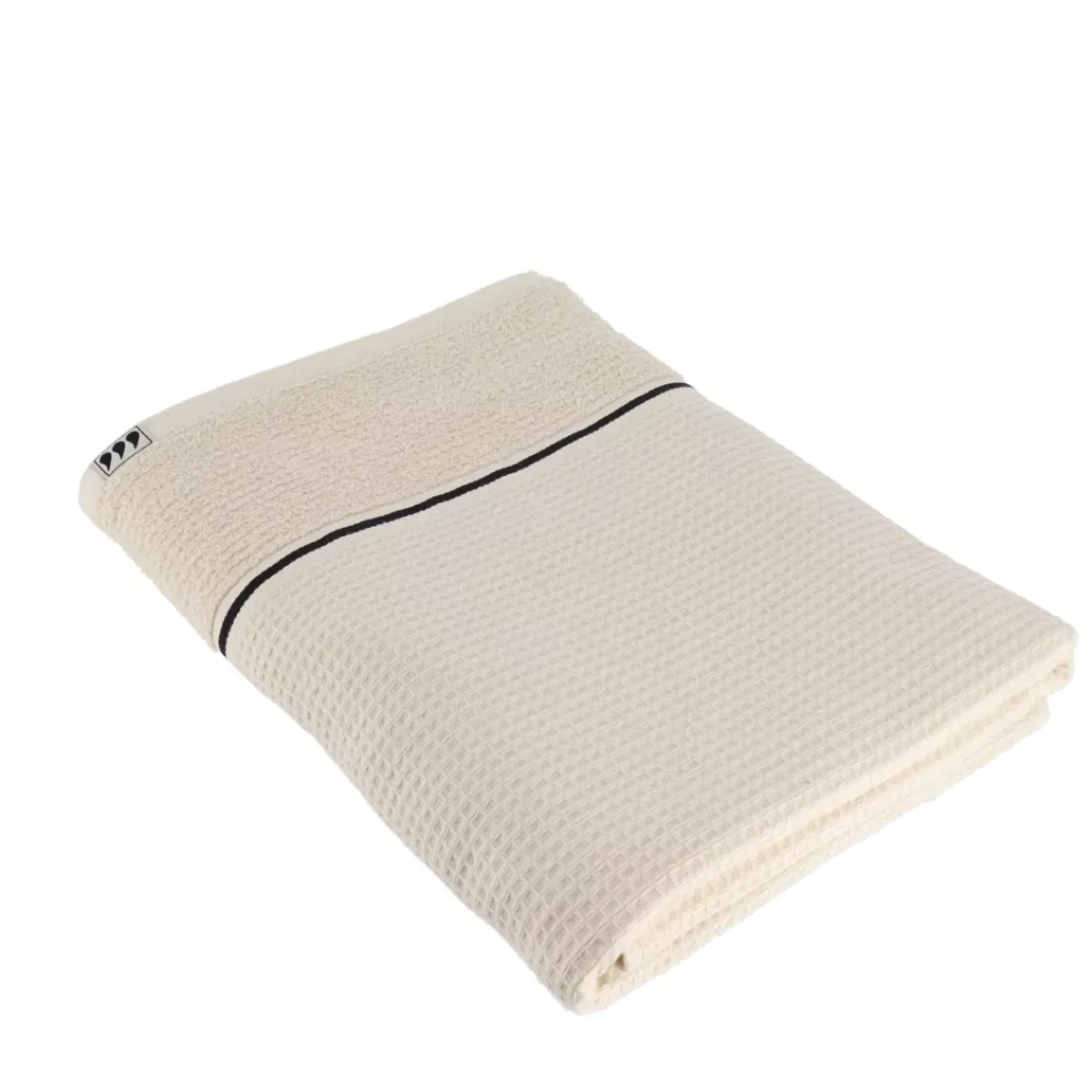 TENDANCE Biancheria Bagno|Asciugamani Bagno-Asciugamano da bagno nido d'ape (70 x 130 cm) Japandi