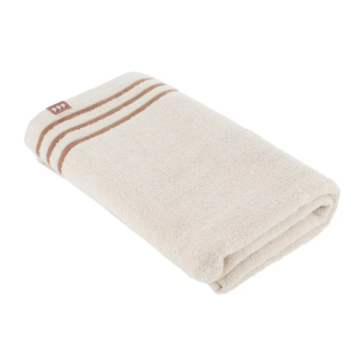 TENDANCE Biancheria Bagno|Asciugamani Bagno-Asciugamano in cotone (90 x 150 cm) Jeanne e avorio