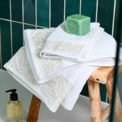 STOF Biancheria Bagno|Asciugamani Bagno-Asciugamano in cotone (50 x 90 cm) Sora