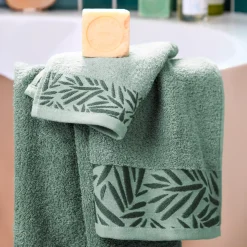 STOF Biancheria Bagno|Asciugamani Bagno-Asciugamano in cotone (50 x 90 cm) Sora mandorla
