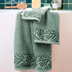 STOF Biancheria Bagno|Asciugamani Bagno-Asciugamano in cotone (70 x 140 cm) Sora mandorla
