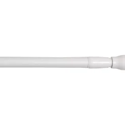 Asta autobloccante estensibile rotonda (L70 - 120 cm / D22 mm) Pressione Bianco satinato