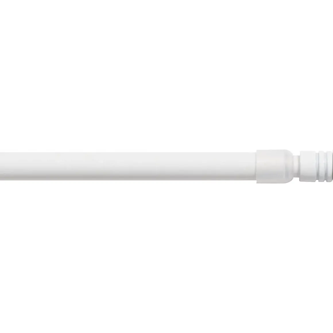Asta autobloccante estensibile rotonda (L80 - 110 cm / D10 mm) Pia Bianco satinato