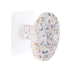 TENDANCE Contenitori Bagno-Attaccapanni adesivo effetto terrazzo (6,5 cm) Easy Chic