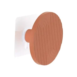 TENDANCE Contenitori Bagno-Attaccapanni adesivo in bambù (8 cm) Boho-chic