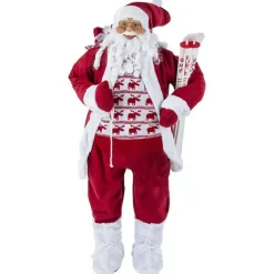 Feeric Lights & Christmas Babbo Natale Animali E Personaggi|Personaggi E Oggetti Grande Dimensione-Babbo Natale (123 cm) Donatien