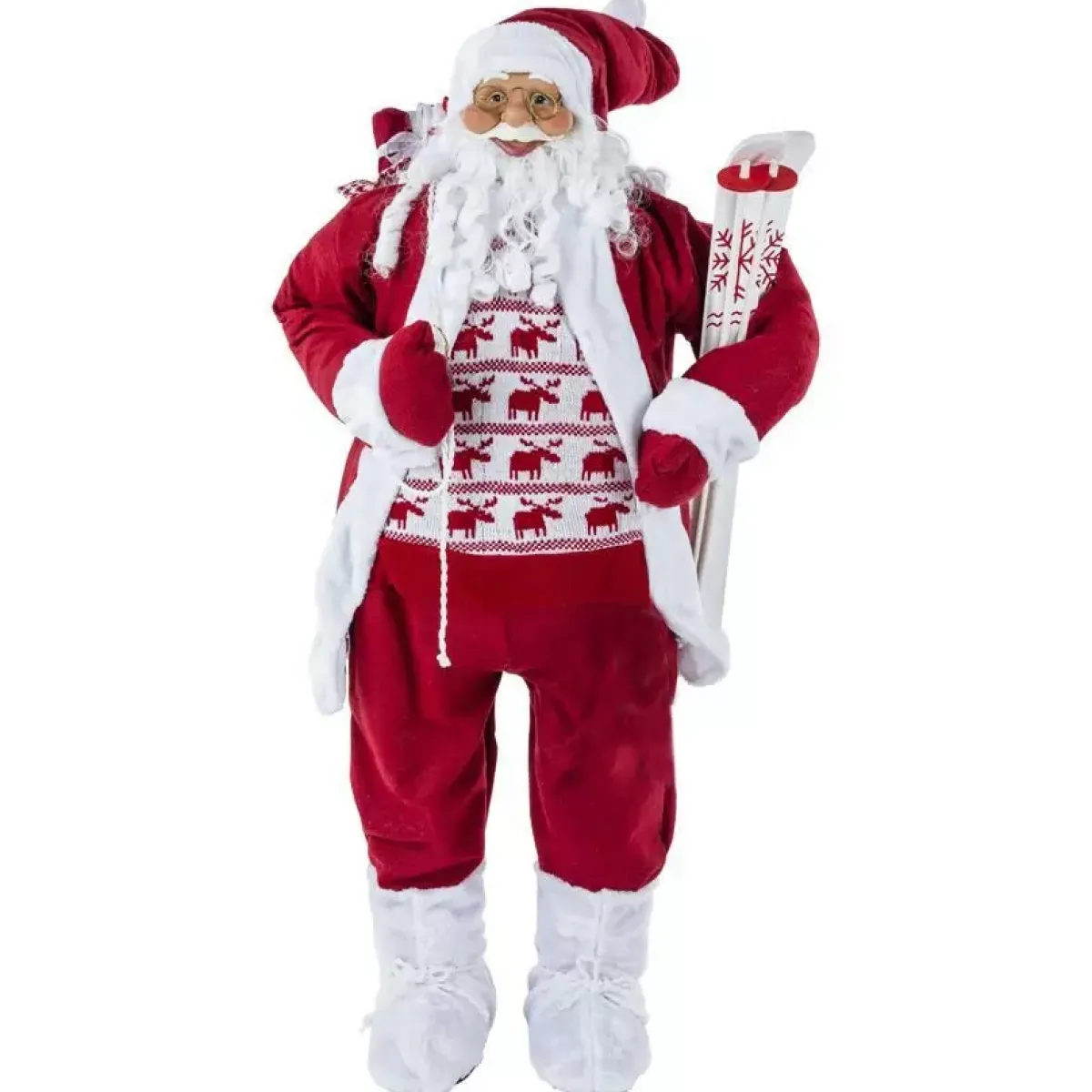 Feeric Lights & Christmas Babbo Natale Animali E Personaggi|Personaggi E Oggetti Grande Dimensione-Babbo Natale (123 cm) Donatien