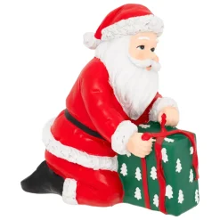 JJA Babbo Natale Animali E Personaggi-Babbo Natale decorativo (H15 cm) Notte di Natale