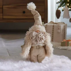 KAEMINGK Babbo Natale Animali E Personaggi-Babbo Natale decorativo in piedi (H48 cm) Stella scandinava dorata