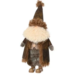 KAEMINGK Babbo Natale Animali E Personaggi-Babbo Natale decorativo tradizionale (H45 cm) Georges barba bianca