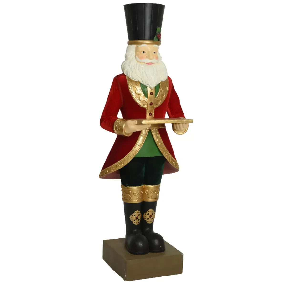 EMINZA Babbo Natale Animali E Personaggi|Personaggi E Oggetti Grande Dimensione-Babbo Natale Gigante (H175 cm) Gabriel in costume