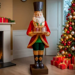 EMINZA Babbo Natale Animali E Personaggi|Personaggi E Oggetti Grande Dimensione-Babbo Natale Gigante (H175 cm) Gabriel in costume