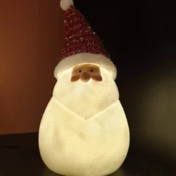 KAEMINGK Oggetti Decorativi E Illuminati|Babbo Natale Animali E Personaggi-Babbo Natale luminoso a pile Ennry 4 LED