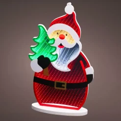 KAEMINGK Oggetti Decorativi E Illuminati|Ghirlande Luminose Decorative-Babbo Natale luminoso 215 LED (H40 cm) Infinity
