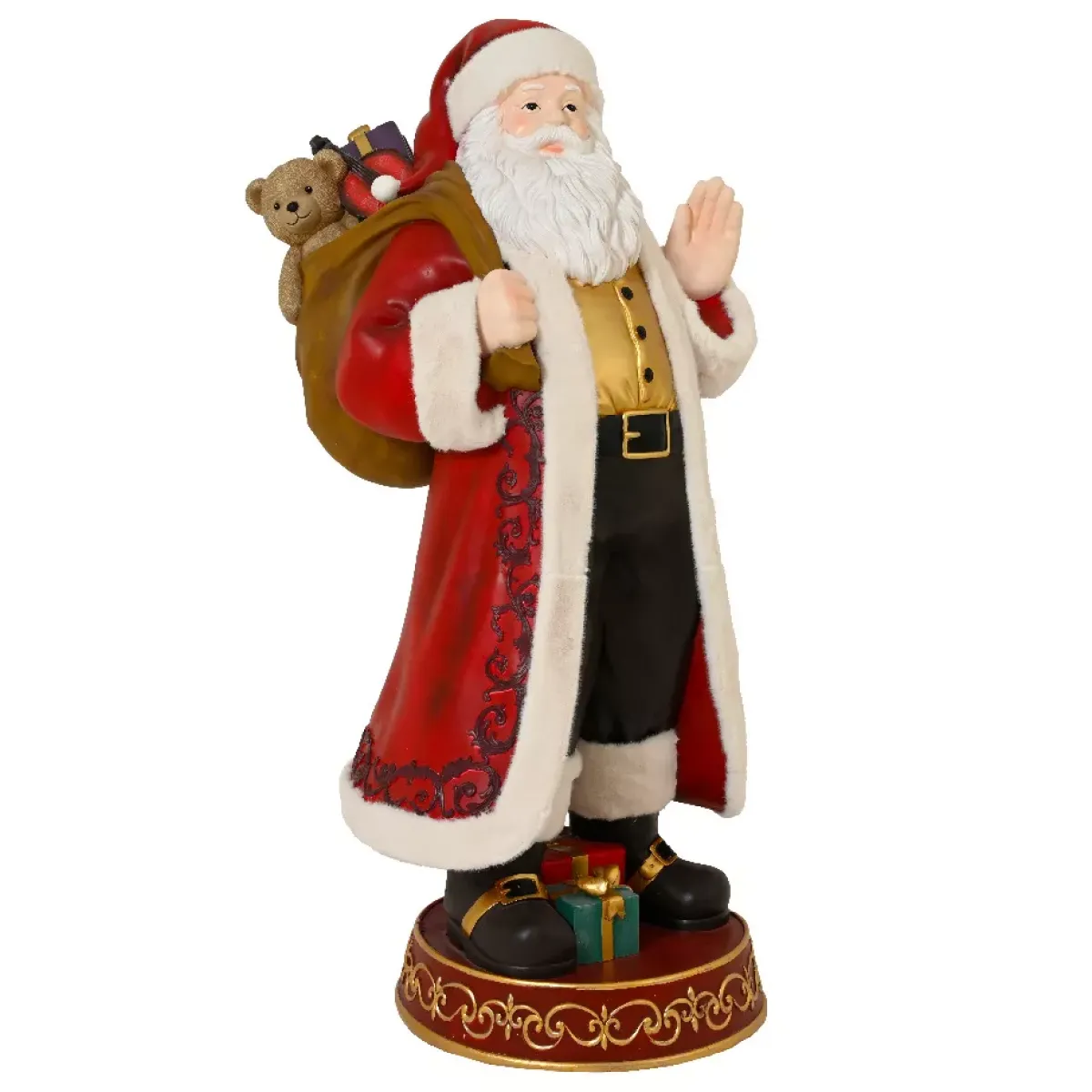 EMINZA Babbo Natale Animali E Personaggi|Personaggi E Oggetti Grande Dimensione-Babbo Natale tradizionale Gigante (H170 cm) Giro di regali