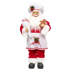 JJA Babbo Natale Animali E Personaggi-Babbo Natale tradizionale (H45 cm) Gautier il cuoco