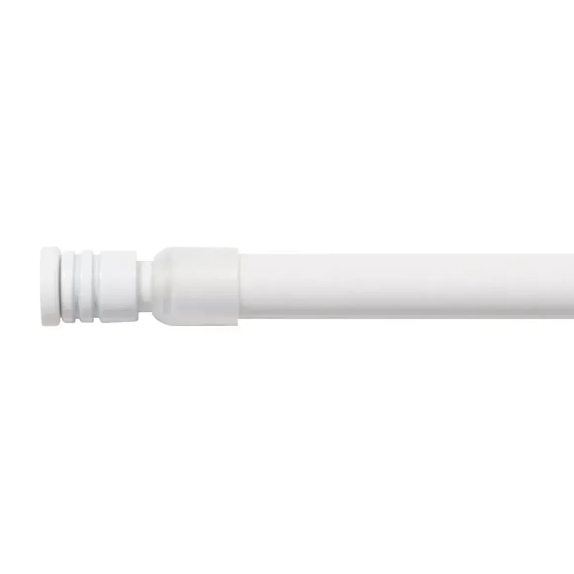 Bacchette autobloccanti allungabili rotonde (L40 - 60 cm / D10 mm) Pia Bianco satinato