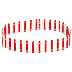 JJA Personaggi E Accessori Per Villaggio-Barriera luminosa in legno (H9 cm) per villaggio