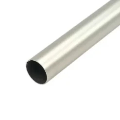 Bastone per tenda in ferro battuto (L200 cm - Ø 20 mm) Argento opaco