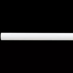 Bastone per tenda in ferro battuto (L150 cm - Ø20 mm) Bianco opaco