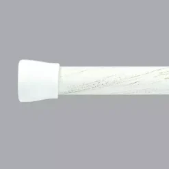 Bastone tenda autobloccante estensibile (L135 - L250 cm / Ø22 mm) Rotondo Bianco