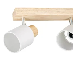 OSTARIA Lampade Da Parete-Binario 4 faretti paralume (L67 cm) Tissu