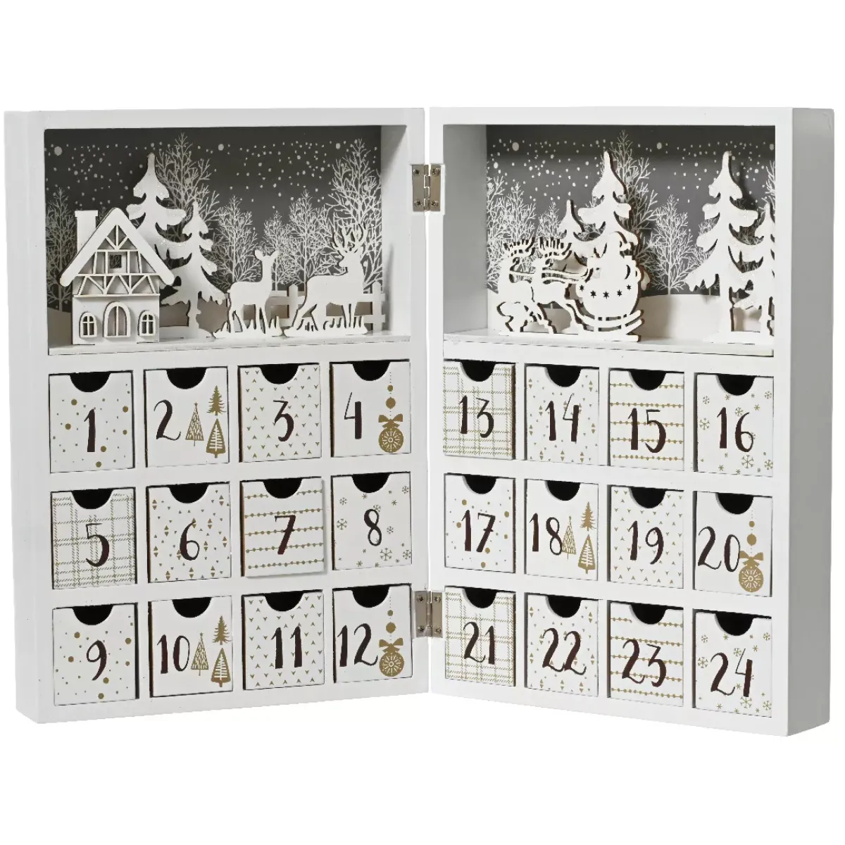 KAEMINGK Decorazioni E Oggetti Natalizi-Calendario dell'Avvento da riempire (H30 cm) Scandinavia