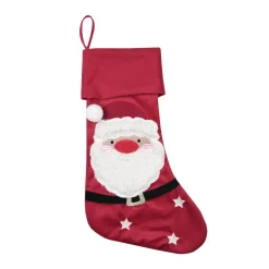 STOF Calza E Berretto E Vestito Di Natale-Calza natalizia (48 cm) Edgard Babbo Natale