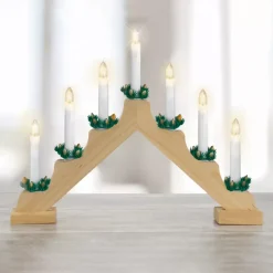 KOOPMAN Candele Natalizie-Candeliere luminoso Timer