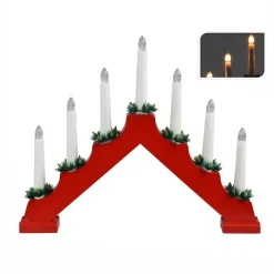 KOOPMAN Candele Natalizie-Candeliere luminoso Timer
