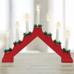 KOOPMAN Candele Natalizie-Candeliere luminoso Timer