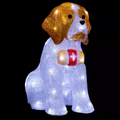 Feeric Lights & Christmas Oggetti Decorativi E Illuminati-Cane luminoso Saint Bernard 40 LED