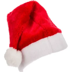 Feeric Lights & Christmas Calza E Berretto E Vestito Di Natale-Cappello di Babbo Natale per adulto