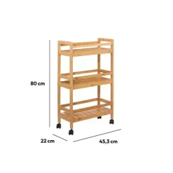 ATMOSPHERA Mobili Bagno-Carrello portavivande 3 livelli Linha