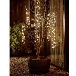 KAEMINGK Ghirlande Di Luci-Cascata di luci effetto scintillante L2 m Bianco caldo 480 LED CN