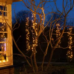 KAEMINGK Ghirlande Di Luci-Cascata di luci effetto scintillante L2 m Bianco caldo 480 LED CN