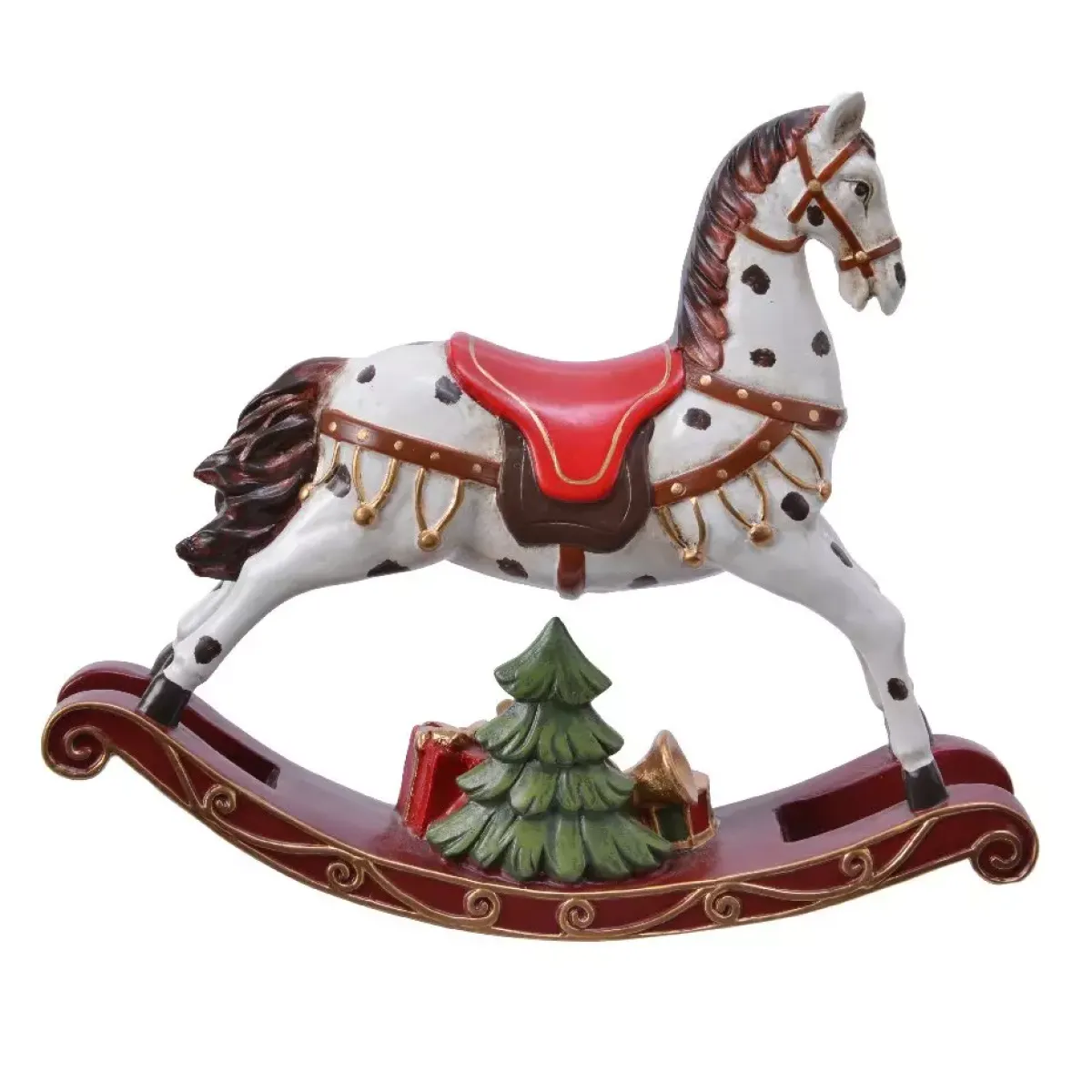 KAEMINGK Decorazioni E Oggetti Natalizi-Cavallo a dondolo (H18 cm) Erland