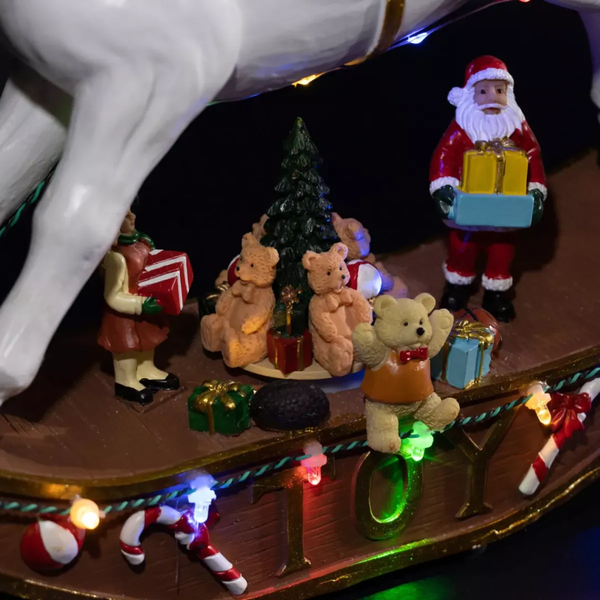 KAEMINGK Decorazioni E Oggetti Natalizi|Oggetti Decorativi E Illuminati-Cavallo a dondolo luminoso a pile 14 LED (H27 cm) Magia