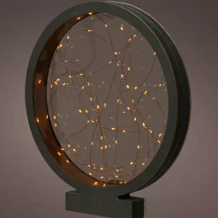KAEMINGK Decorazioni E Oggetti Natalizi|Oggetti Decorativi E Illuminati-Cercle Eliza a pile con luci 80 LED