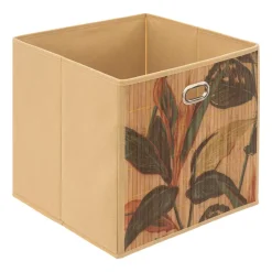 5 Five Simply Smart Cesti E Scatole Portaoggetti-Cesta portaoggetti (31 x 31 cm) Palawan Legno