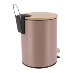 TENDANCE Accessori Bagno-Cestino da bagno a pedale con freno di caduta Timeless Cappuccino