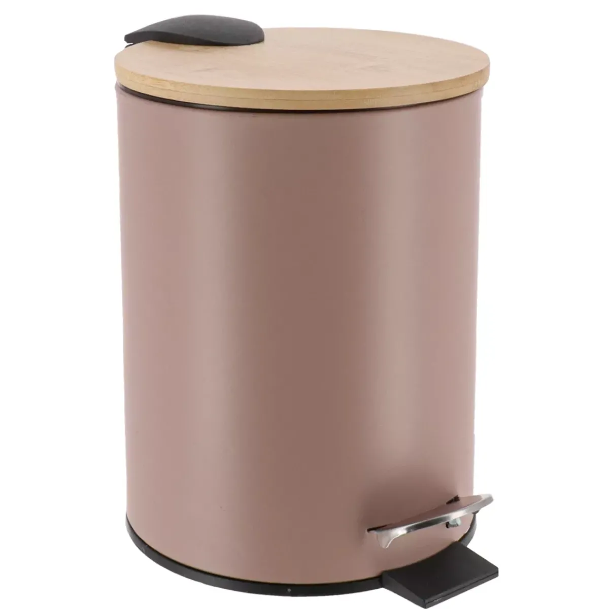 TENDANCE Accessori Bagno-Cestino da bagno a pedale con freno di caduta Timeless Cappuccino