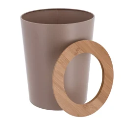 TENDANCE Accessori Bagno-Cestino da bagno 5L Purebamboo Cappuccino
