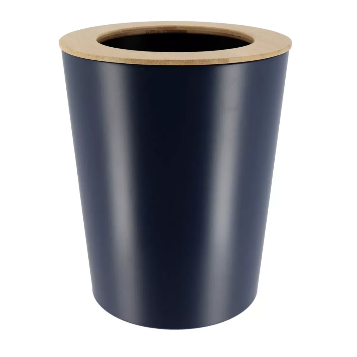TENDANCE Accessori Bagno-Cestino da bagno 5L Purebamboo Blu marino