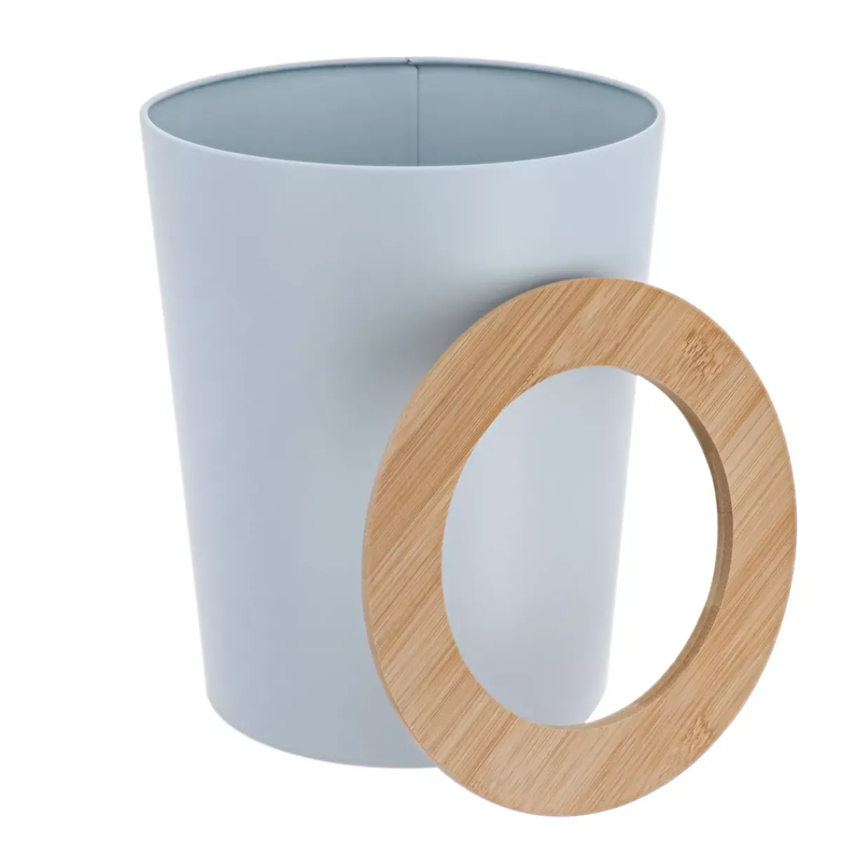 TENDANCE Accessori Bagno-Cestino da bagno 5L Purebamboo Azzurro