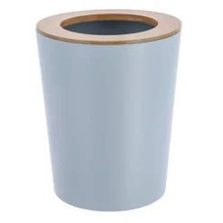 TENDANCE Accessori Bagno-Cestino da bagno 5L Purebamboo Azzurro