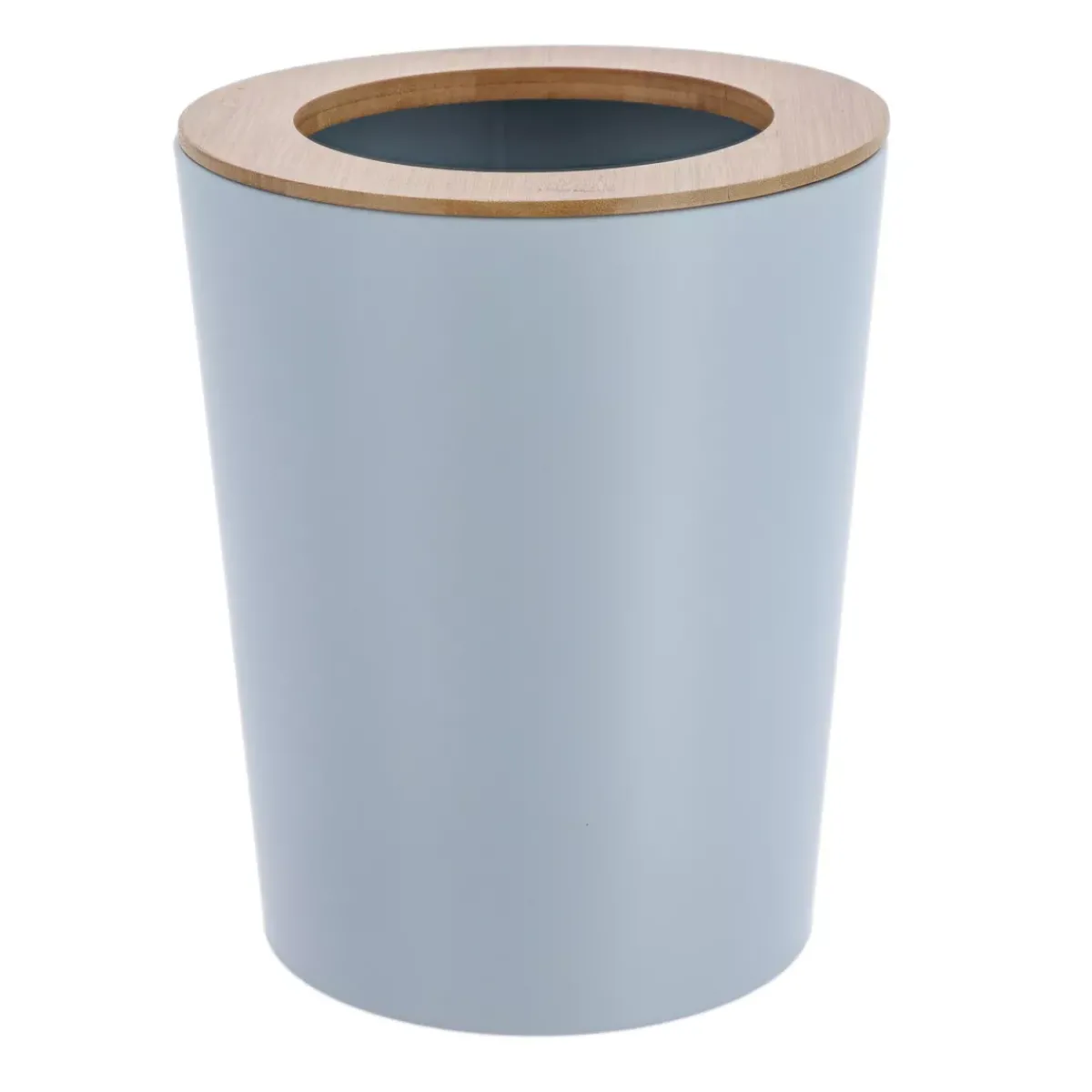TENDANCE Accessori Bagno-Cestino da bagno 5L Purebamboo Azzurro